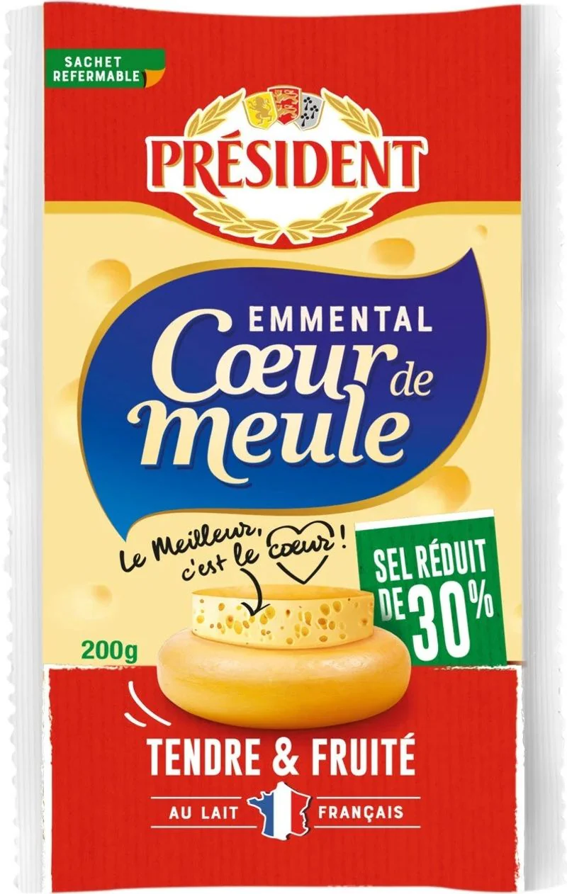low salt emmental cheese 200g (#114790)