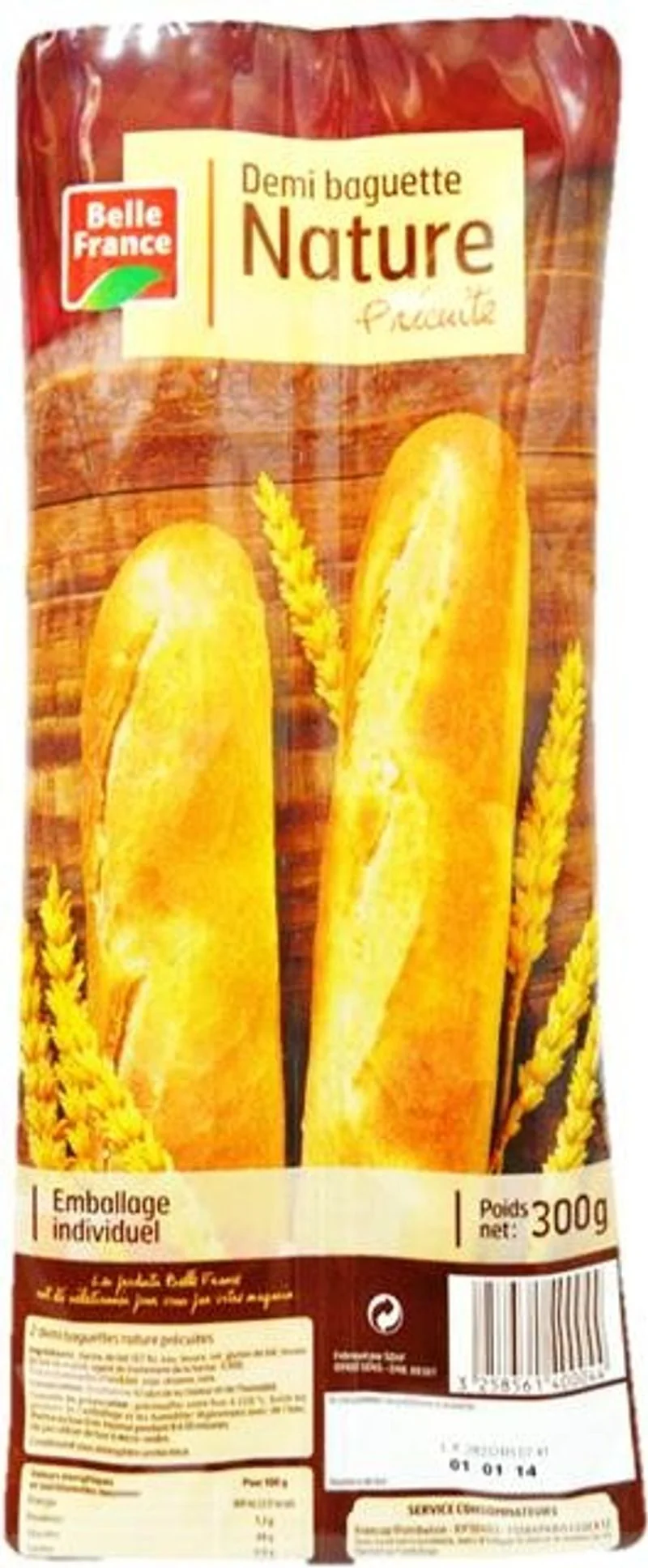 baguette bread 2x150g (#114910)