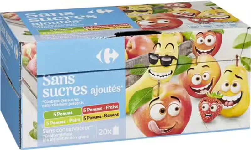 mixed fruits witht ad sugar pouch 20x90g (#115016)