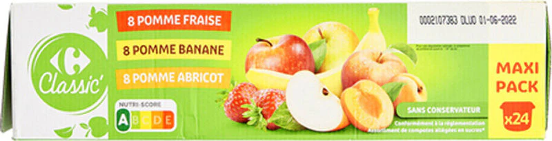 mixed fruits dessert 24x100g (#115017)