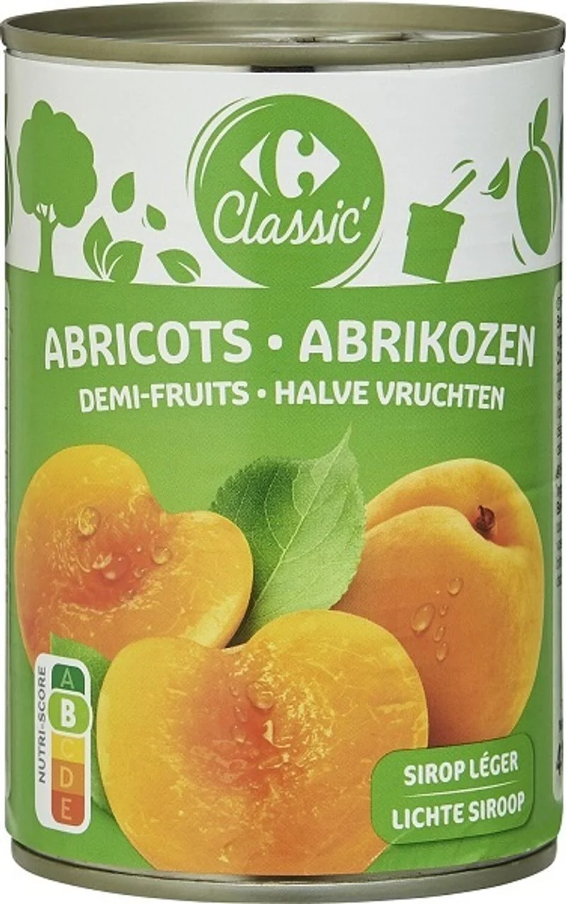apricot halves in syrup 425g (#115616)