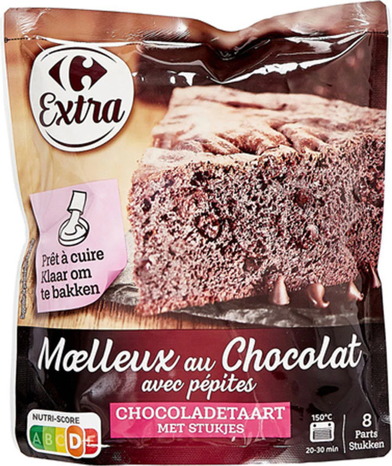choc chip fondant cake preparation 500g (#115639)