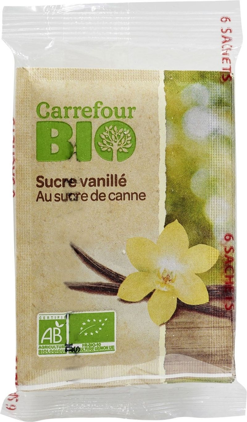 organic vanilla sugar 7 6x7.5g (#115680)