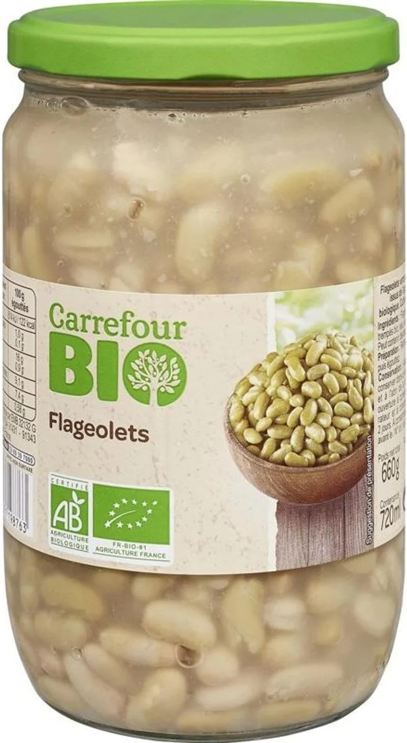 organic extra fine flageolet beans 420g (#115734)