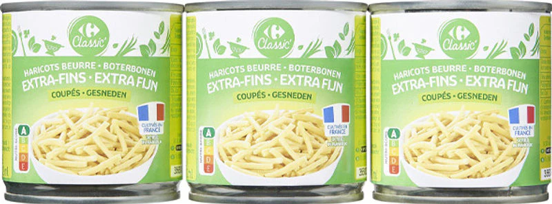 extra fine wax beans 3x200g / carrefour (#115757)