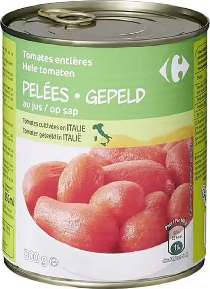 peeled tomatoes 780g (#115810)