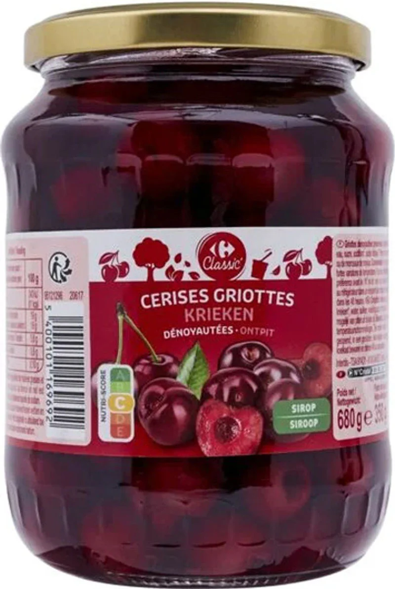 pitted cherries in syrup 350g (#115932)