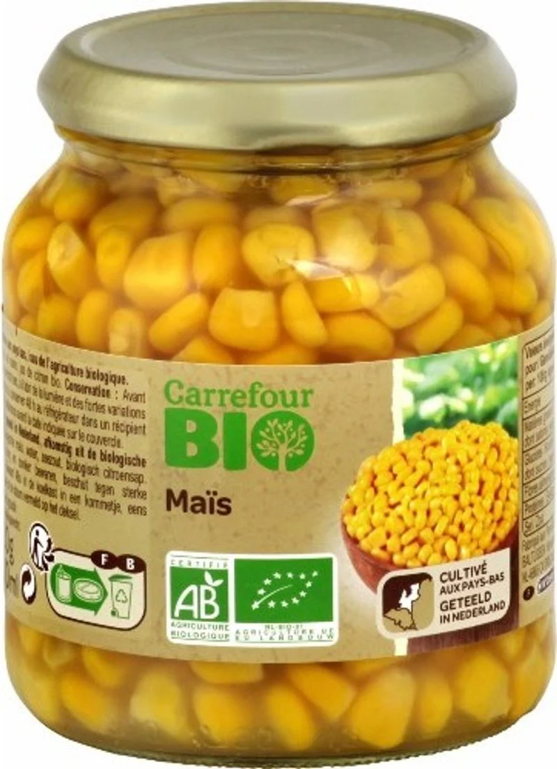 organic sweet corn 340g (#115983)