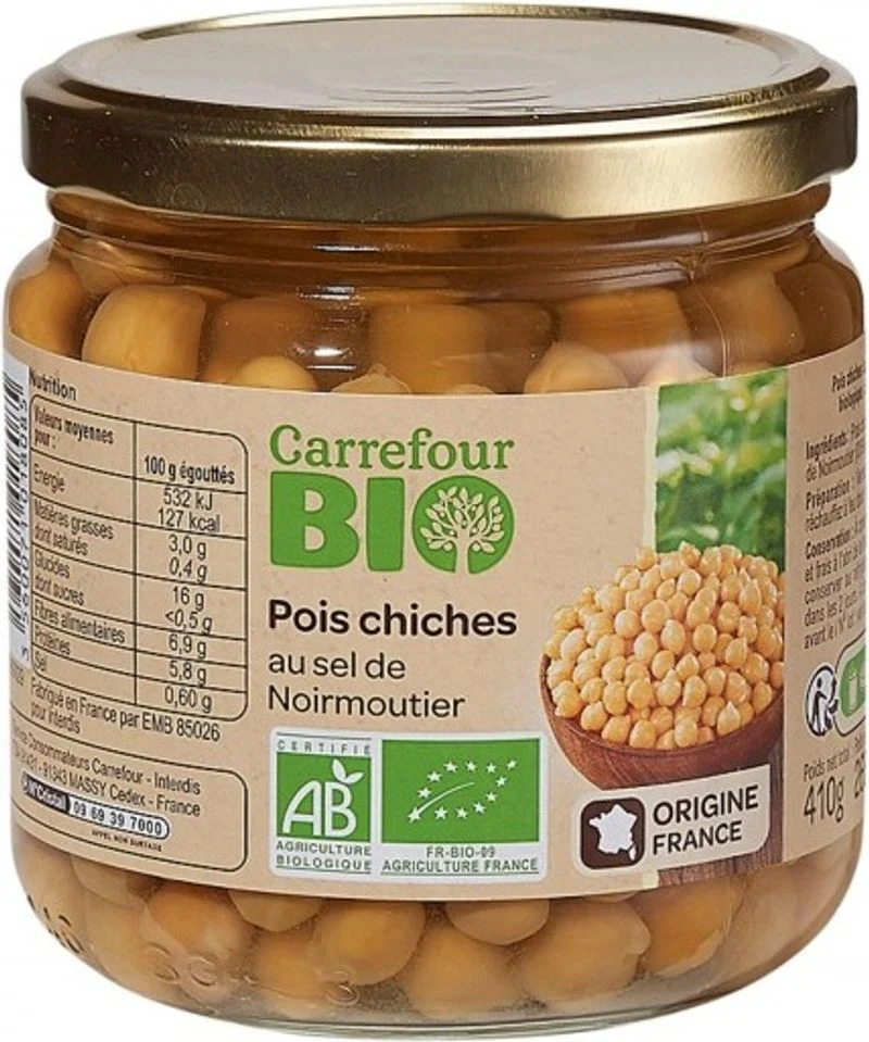 organic chickpeas 265g (#115994)