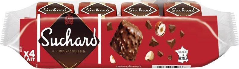 le rocher suchard milk chocolates 4x35g (#116048)