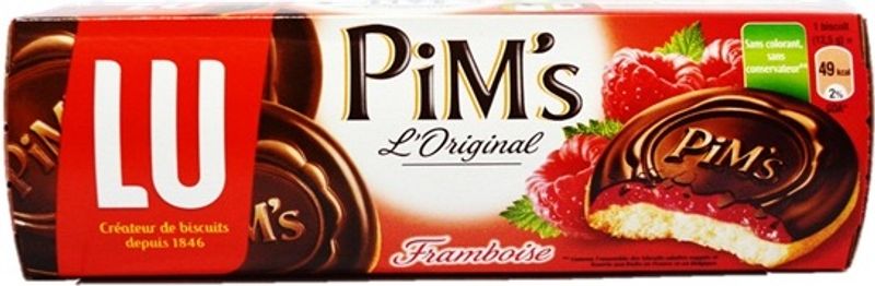 PIM'S RASPBERRY FILLED BISCUITS 150G (#116052)