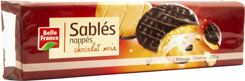 dark chocolate shortbread 200g (#116078)