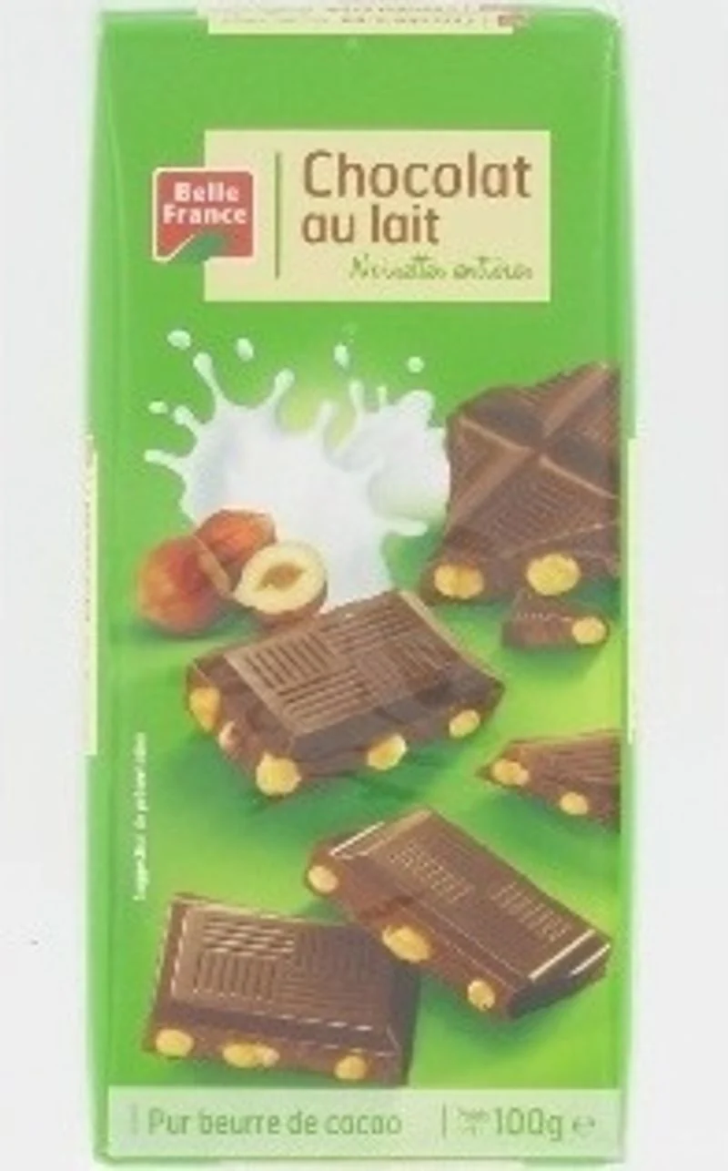 milk chocolate whole hazelnuts 2x100g (#116080)