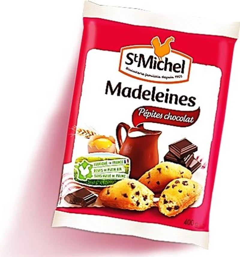 chocolate madeleines 400g (#116099)