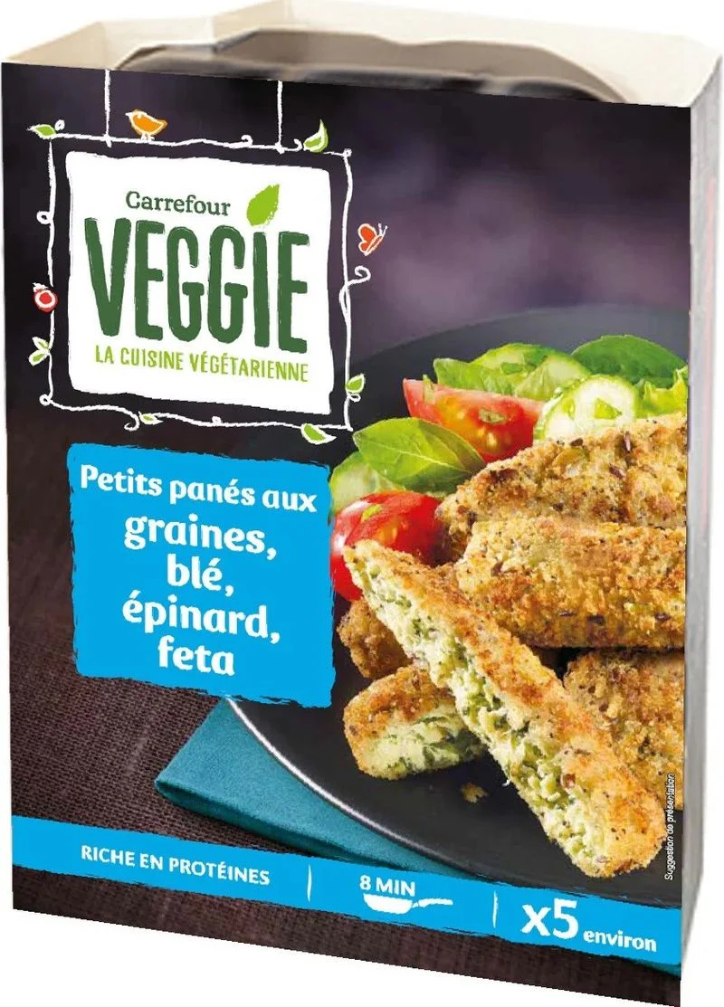 vegan wheat feta patty snack 200g (#116266)