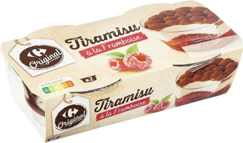raspberry tiramisu dessert 2x100g (#116294)