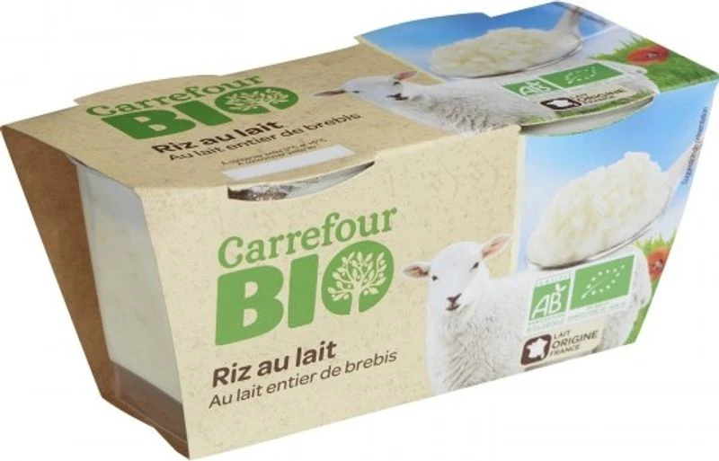 org sheep milk rice pudding dessert 2x140g (#116336)