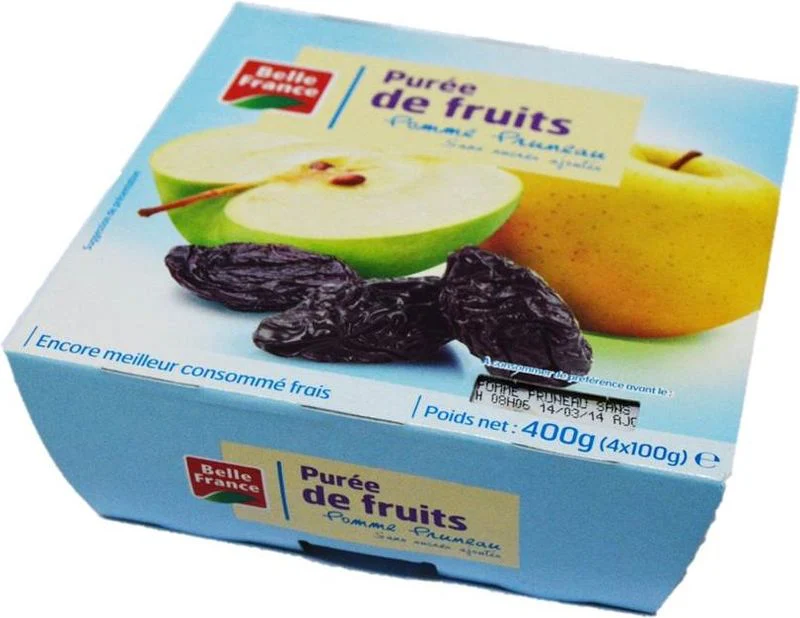 APPLE PRUNE PUREE WITH NO ADDED SUGAR 4X100G (#116364)