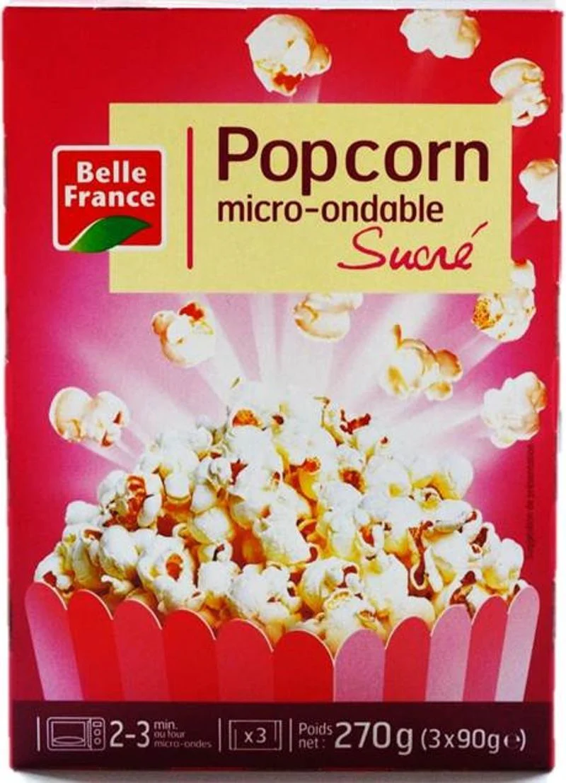 sweet popcorn snack 3x90g (#116378)