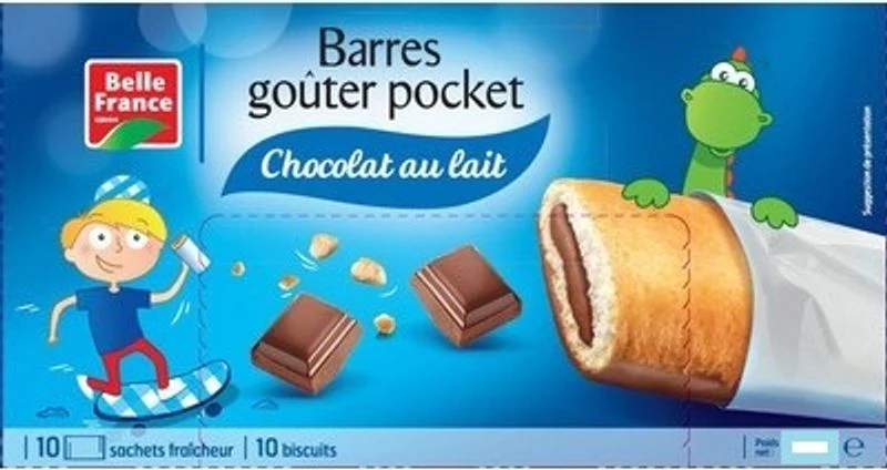 milk chocolate snack bars 295g (#116434)