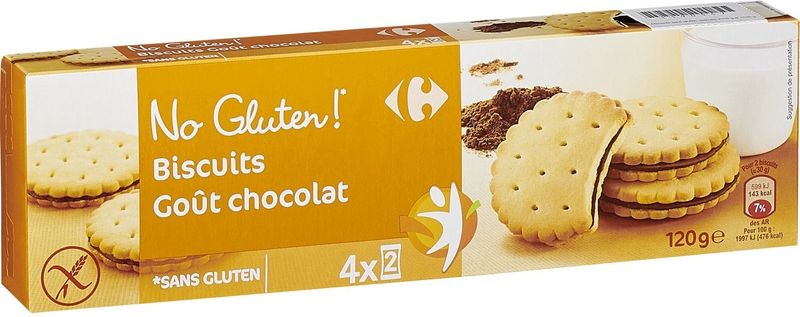 gluten-free chocolate biscuits 120g (#116458)