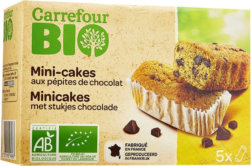 organic chocolate chip mini cakes 175g (#116583)