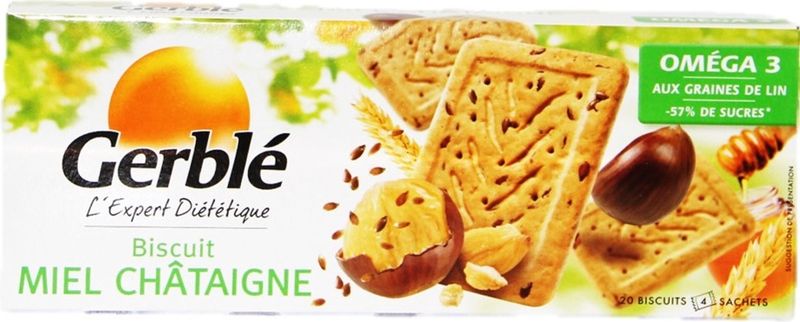 chestnut and honey biscuits 200g (#116598)