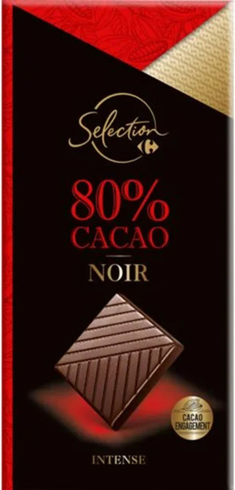 80% cocoa dark chocolate 80g (#116623)