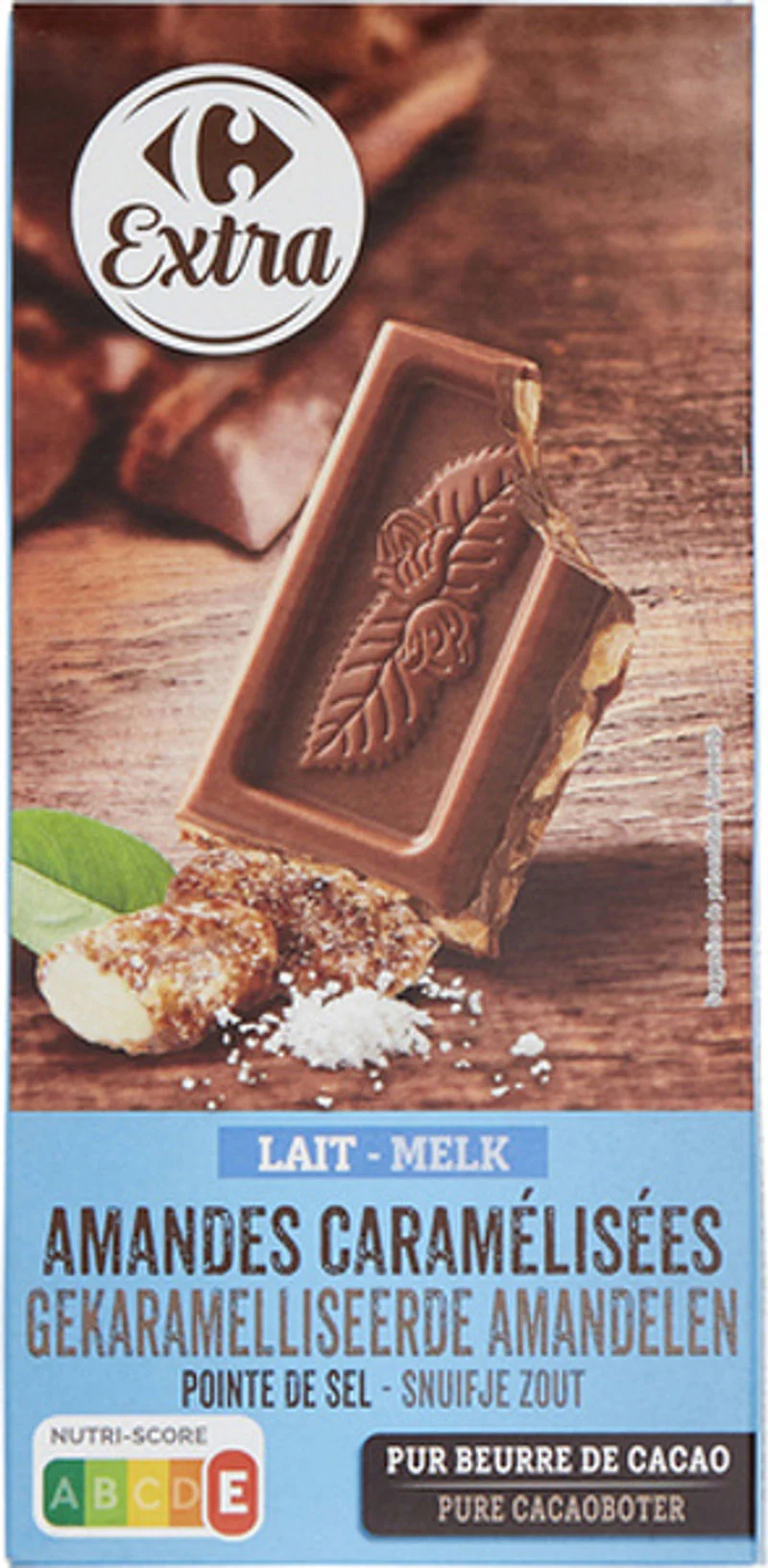 milk chocolate almonds salt 200g (#116644)