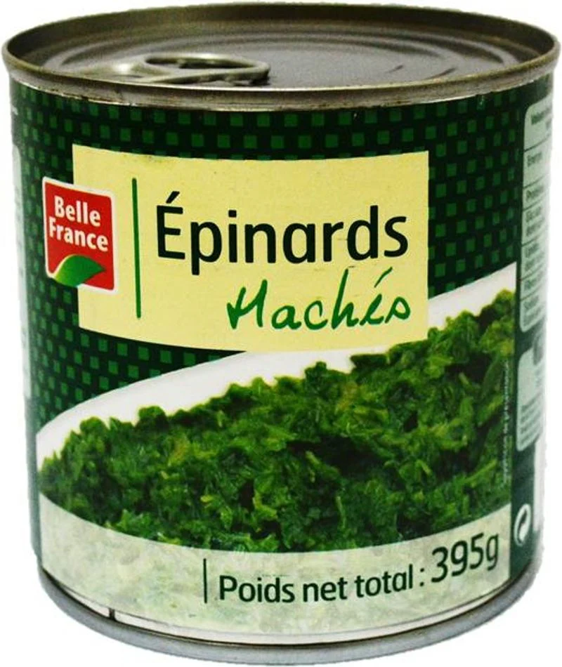 chopped spinach 395g (#116729)