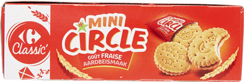 strawberry flavoured biscuits 168g (#116756)