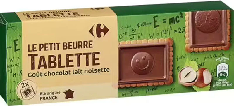 milk chocolate hazelnut biscuits 150g (#116771)
