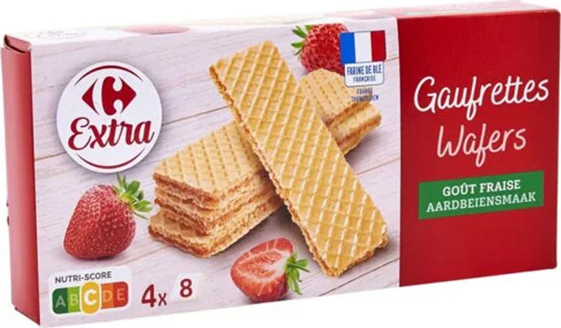 strawberry wafers 160g (#116809)