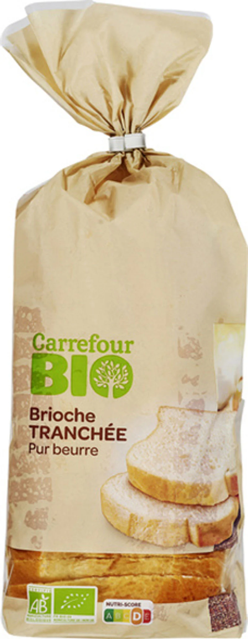 org sliced brioche bread 400g\carrefour (#116839)