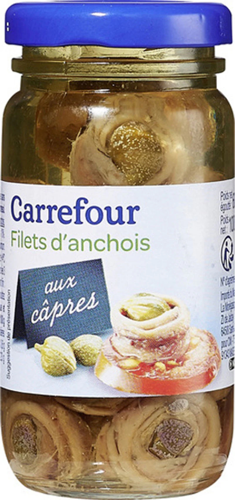 salted anchovy capers fish 100g (#116850)