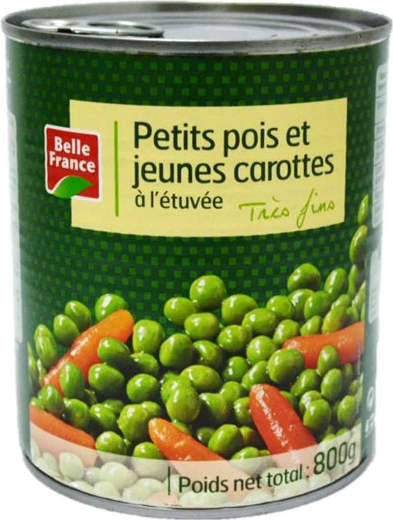 very fine peas and carrots 800g (#116885)