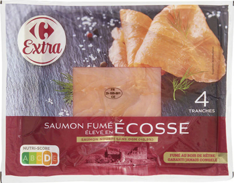 scottish smoked salmon fish 150g (#116897)