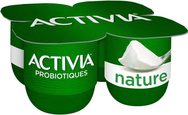 activia plain yogurt 4x125g (#116928)