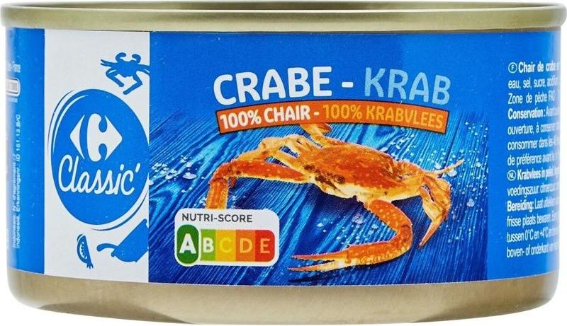 100% crab flesh 170g (#117154)