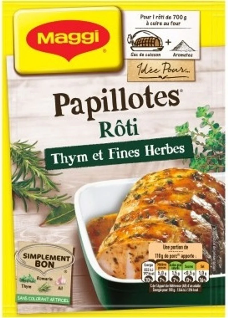 thyme and herbs papillotes 30g (#117155)