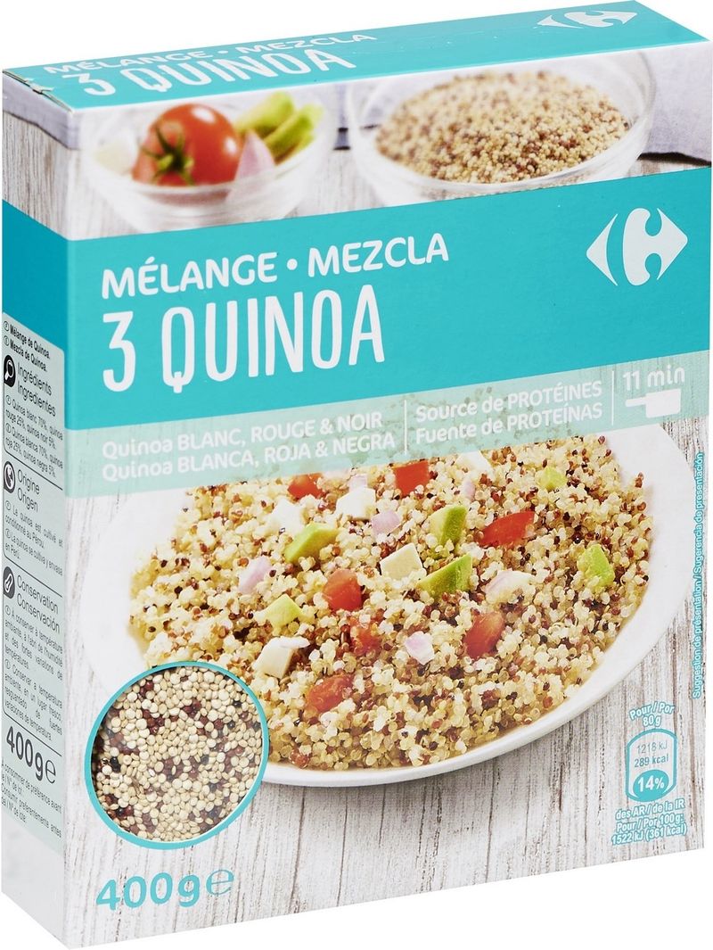 tricolor quinoa 400g (#117607)