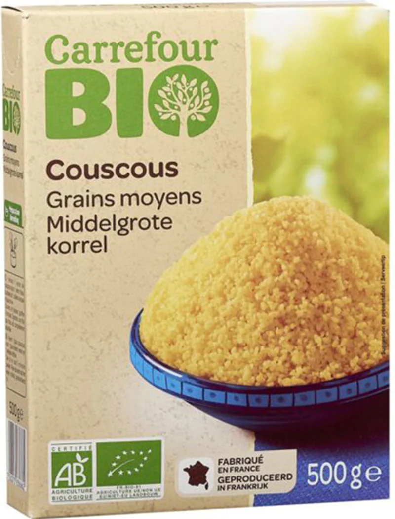 organic medium couscous 500g (#117614)