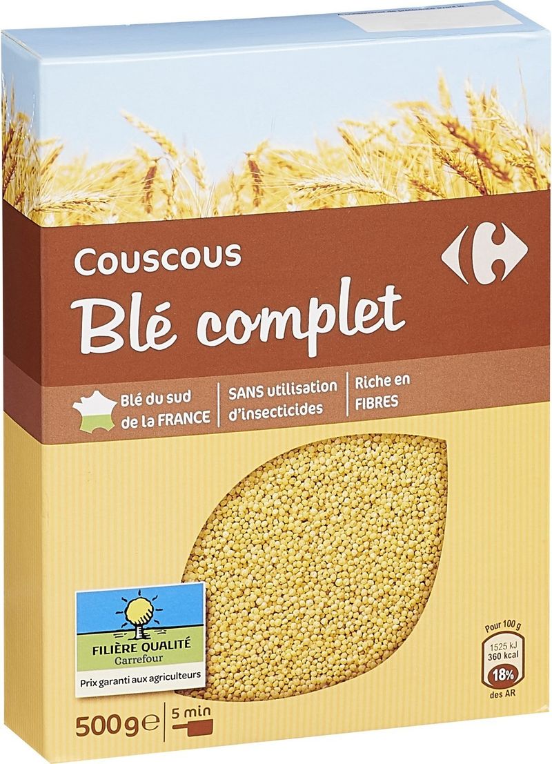 wholewheat couscous 500g (#117621)