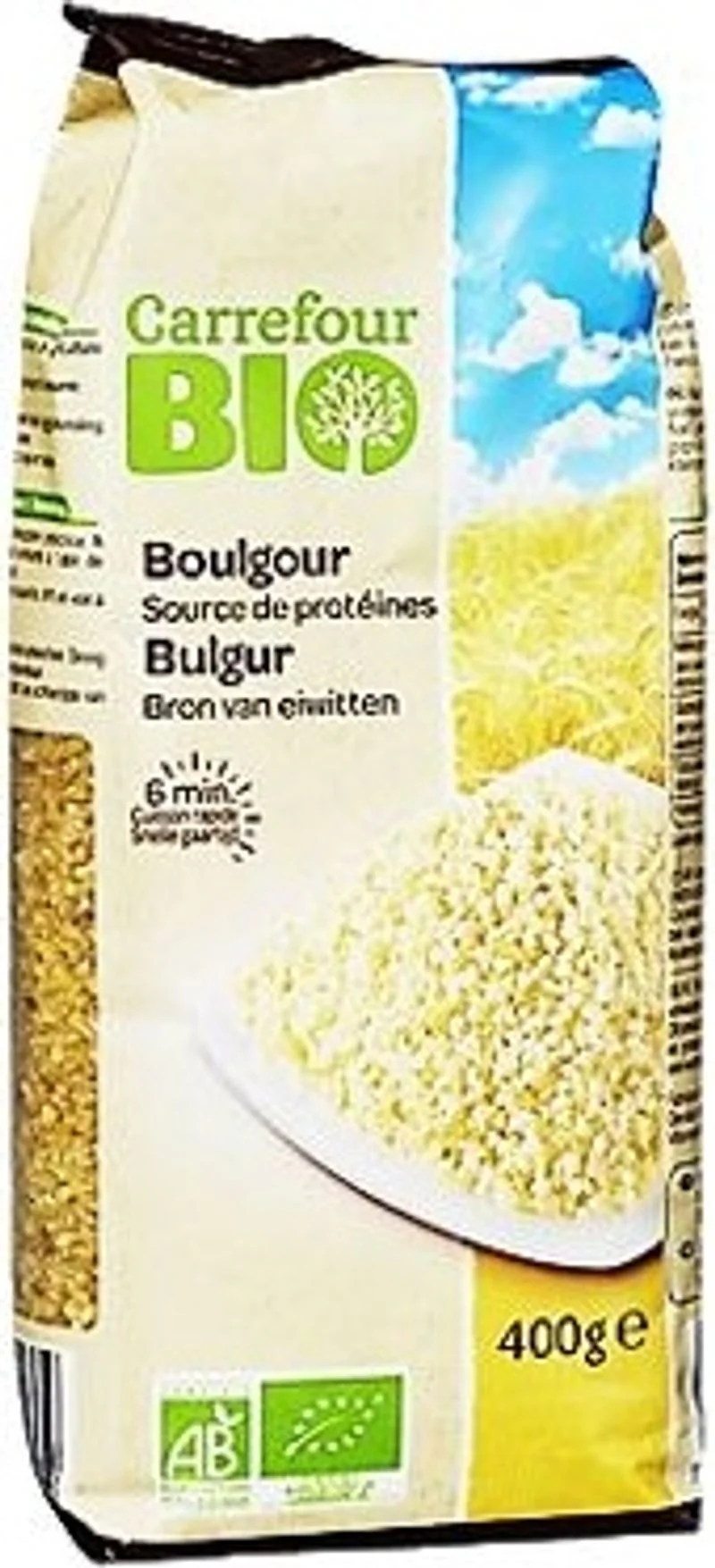 organic bulgur 400g (#117648)