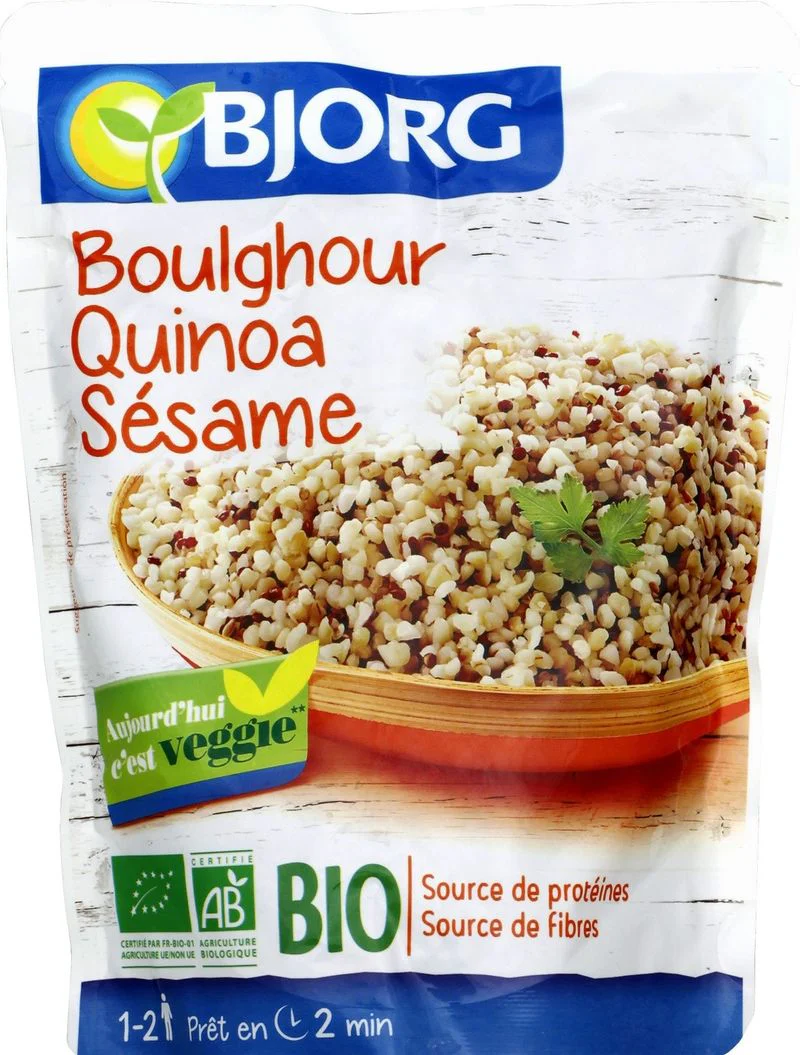 organic bulgur quinoa sesame 250g (#117649)