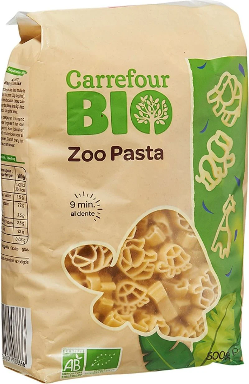 organic zoo pasta 500g (#117653)
