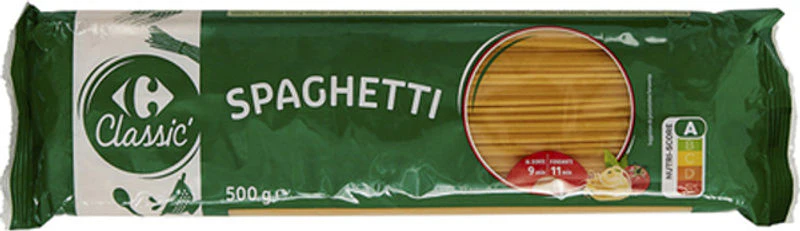 spaghetti pasta 500g (#117664)