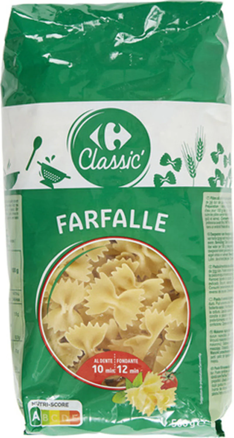 farfalle pasta 500g (#117706)