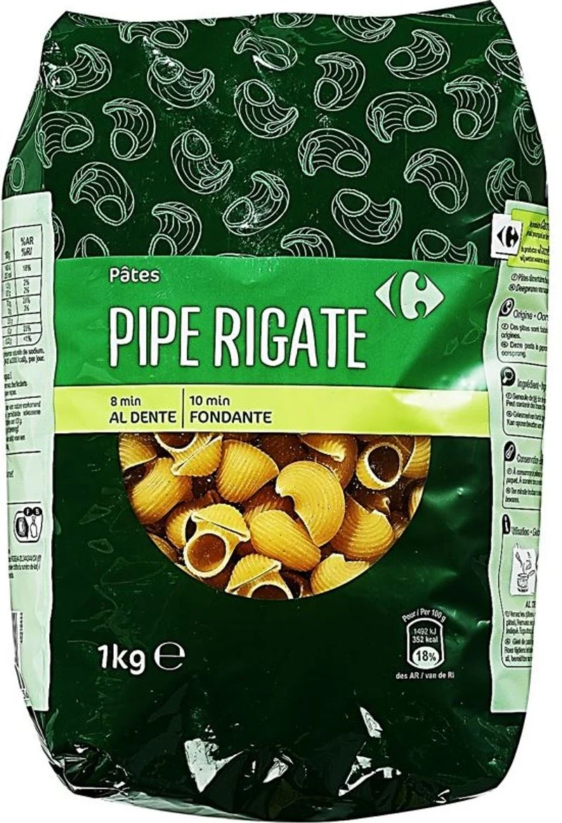 pipe rigate pasta 1kg (#117708)
