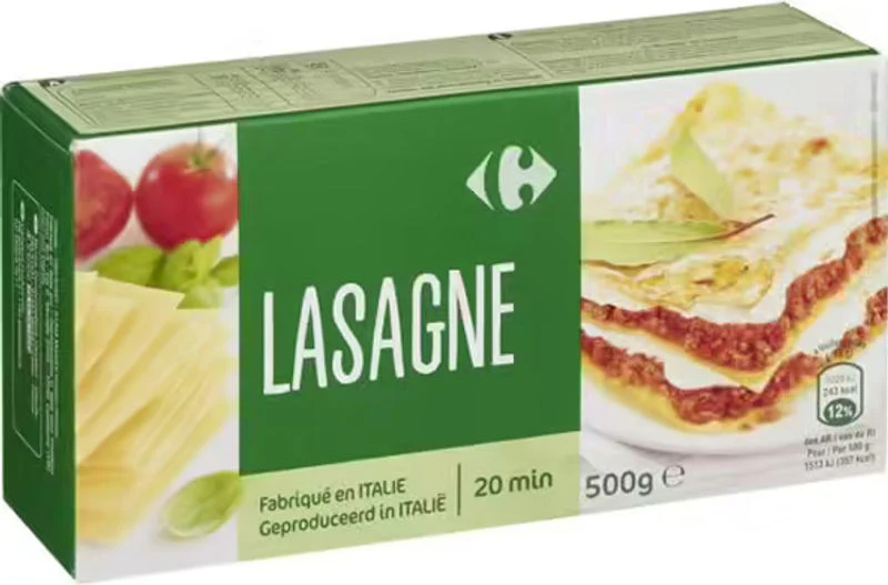 lasagne sheets pasta 500g (#117712)